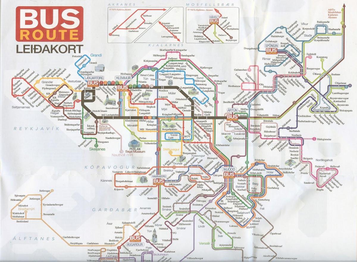 Sevilla ruta de autobús mapa