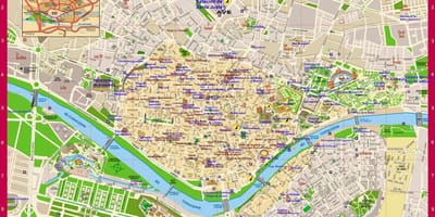 Mapa de Sevilla área