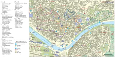 Sevilla turismo mapa