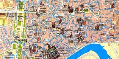 Mapa de Sevilla walking tour